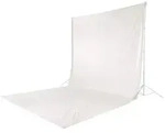 Hintergrund, Stoff wei&szlig; 2,95x6 m f&uuml;r Fotostudio