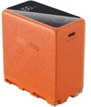4576 NP-F970 orange, USB-C wiederaufladbarer Akku