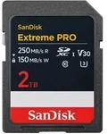 2 TB SDXC ExtremePro 250MB/s V30 UHS-I, U3, Class 10 Speicherkarte 2 TB SDXC ExtremePro 250MB/s V30 UHS-I, U3, Class 10 Speicherkarte