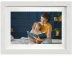 DigiFrame 10W WiFi wei&szlig;+wei&szlig;es Passepartout, digitaler Bilderrahmen
