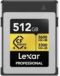 CFexpress 512 GB PRO Type B GOLD 4.0 Serie R3600/W3300 MB/s