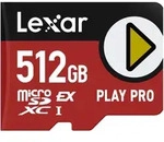 PLAY Pro microSDXC 512GB Express up to R900/W600MB/s (104MB/s with UHS-I)