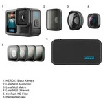 HERO13 Black+HB-Series Lens Bundle Actioncam+3 Obj.-Module+4er-P. ND-Filter