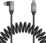 4792 USB-C an USB-C Coiled Data Cable 35 cm (angled to straight)