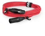 XLR3M-R Premium XLR rot 3m Mikrofonkabel