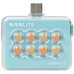 Mini-Smartphone-Leuchte cookie-s rechteckig, cyan