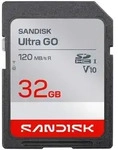 32 GB SDHC-Karte Ultra GO, UHS-I V10 U1 Class10 R120 MB/s Full HD Video