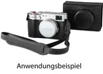 5622 Kamera Ledertasche Kit f&uuml;r Fujifilm X100VI schwarz