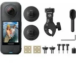 X4 Air Motorrad-Bundle 360&deg; Actioncam Graphitschwarz