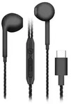 C12-LR schwarz, In-Ear Stereo- Headset, USB Typ-C