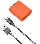 5088 NPW126S USB-C Rechargeable Camera Battery, Li-Ion Akku orange