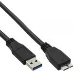 USB 3.0 A an Micro B Kabel 1 m schwarz