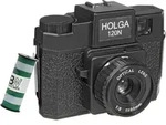 120N Set black, inkl. B+W Film, Rollfilm-Kamera