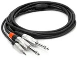 HMP-006Y Pro-Serie Stereo-Adapterk. mini TRS auf 2x TS, ca. 1,8 m (6 ft)