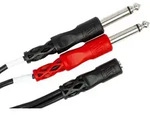 YMP-434 Stereo-Adapterkabel mini TRSF auf 2x TSF