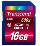 16 GB SDHC Cl10 UHS-1 600x