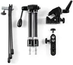 Magic-Arm Set, aus Aluminium mit Verriegelungshebel