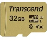 32GB microSDHC-Karte 500S UHS-I U3 V30 95/60MB/s m. Adapter