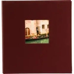 Bella Vista 30x31 cm, bordeaux, 100 wei&szlig;e Seiten, Buchalbum