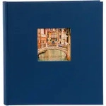 Bella Vista 30x31 cm, blau, 100 wei&szlig;e Seiten, Buchalbum