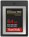 Extreme PRO CFexpress Card 64 GB Type B, 1500/800 MB/s