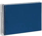 Bella Vista 24x17 cm, 40 wei&szlig;e Seiten, blau, Spiralalbum