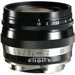 Heliar Classic 1,5/50 mm VM, schwarz-messing, Objektiv