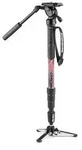 Element MIIA4 LIVE Aluminium Video-Einbeinstativ Kit mit Fluidkopf
