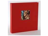 Bella Vista 30x31 cm, 60 weiße Seiten, rot, Buchalbum