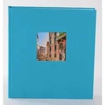 Bella Vista 25x25 cm t&uuml;rkis, 60 wei&szlig;e Seiten, Buchalbum