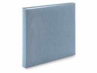 Summertime 25x25 cm, blau- grau, 60 weiße Seiten, Buchalbum