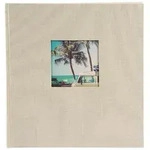 Bella Vista 30x31 cm, sandgrau, 100 wei&szlig;e Seiten, Buchalbum