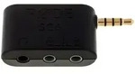 SC6 Steckadapter f. 2 TRRS-Eing&auml;nge und 1 Kopfh&ouml;rerausgang