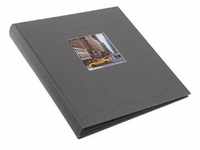 Bella Vista grau, 30x31 cm 60 schwarze Seiten, Buchalbum