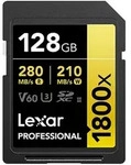 1800x SDXC 128 GB V60 UHS-II U3 (280/210 MB/s) Prof. Speicherkarte