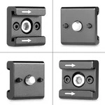 2060 Cold Shoe 2er Blitzschuh- Adapter-Set