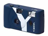MF-1 d-blau, analoge KB-Kamera reusable inkl. Film (Color 400-24)+Batt.