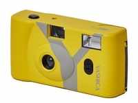 MF-1 gelb, analoge KB-Kamera reusable inkl. Film (Color 400-24)+Batt.