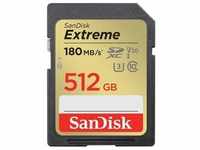 512 GB SDXC Extreme 180MB/s V30 UHS-I, Class 10