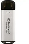 ESD300 Portable SSD 2 TB externe SSD Festplatte, silber USB Typ-C