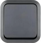 Aufputz-Aus-/Wechselschalter AquaStorm grau - 81 x 75 x 60 mm