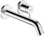Wand-Waschtischmischer Hansgrohe Tecturis S, Ausladung 225 mm, unverschlie&szlig;bares