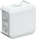 Abzweigkasten T40, 7x M25, IP55, lichtgrau - Ma&szlig;e 90 x 90 x 52 mm