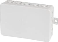 Aufputz-Abzweigkasten, IP54, grau - Ma&szlig;e 134 x 89 x 40 mm