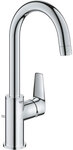 Waschtischmischer Grohe BauEdge L-Size, Ausladung 140 mm, mit Zugstange, chrom -