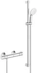 GROHE Grohtherm 800 Thermostat-Brausebatterie mit Brausegarnitur 900 mm - chrom -