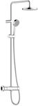 Duschsystem Hansabasic mit Thermostat, Kopfbrause 200 mm, chrom - 55350110