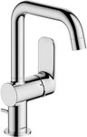 Waschtischmischer Hansabasic, Ausladung 150 mm, Hebel seitlich, mit Zugstange, chrom