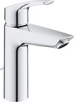 Waschtischmischer Grohe Eurosmart M-Size, Ausladung 121 mm, mit versenkbarer Kette,