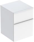 Seitenschrank Geberit iCon 450 x 600 x 476 mm, wei&szlig; hochglanz/Griff, wei&szlig; matt -